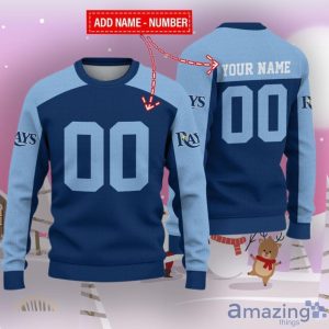 Tampa Bay Rays Ugly Sweater Custom Name And Number Hot Design For Christmas Gift Product Photo 1