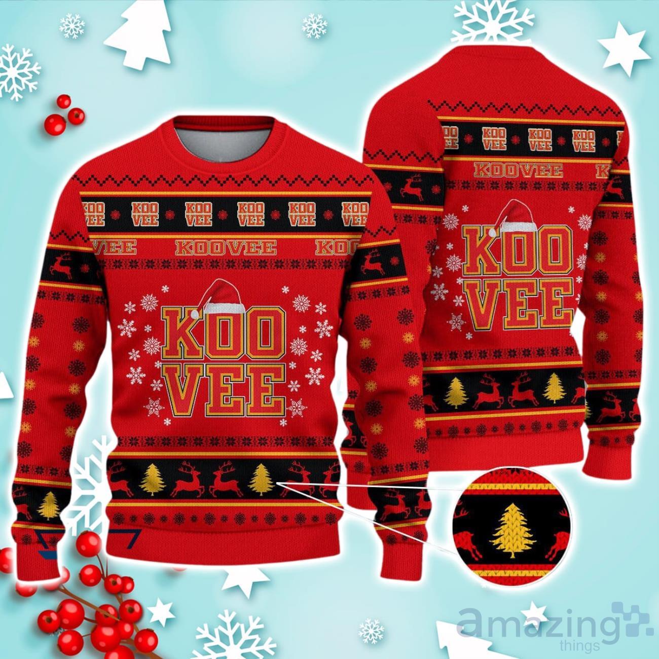 Tampereen Koovee Ugly Christmas Sweater Ideal Gift For Fans image Tampereen Koovee Ugly Christmas Sweater Ideal Gift For Fans Product Photo 1