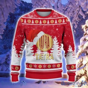 Tatra Santa Hat Pattern Ugly Christmas Sweater For Men And Women Product Photo 2