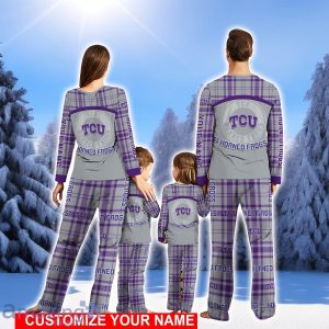 TCU Horned Frogs Pajamas Personalized Name Christmas Pajamas Set Cute Gift For Family Gifts Product Photo 2