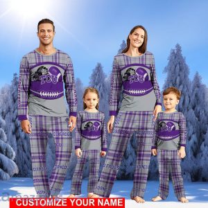 TCU Horned Frogs Pajamas Personalized Name Christmas Pajamas Set Cute Gift For Family Gifts Product Photo 1