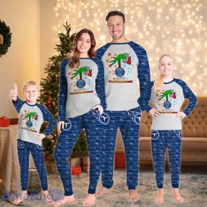 Tennessee Titans Happy HalloThankmas Grinch Pajamas Set Product Photo 1