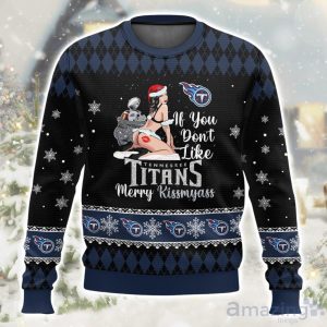 Tennessee Titans Kissmyass Ugly Christmas Sweater Product Photo 1