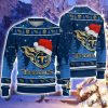 Tennessee Titans  Santa Hat Pattern Ugly Christmas Sweater For Men And Women