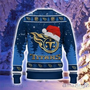 Tennessee Titans Santa Hat Pattern Ugly Christmas Sweater For Men And Women Product Photo 3