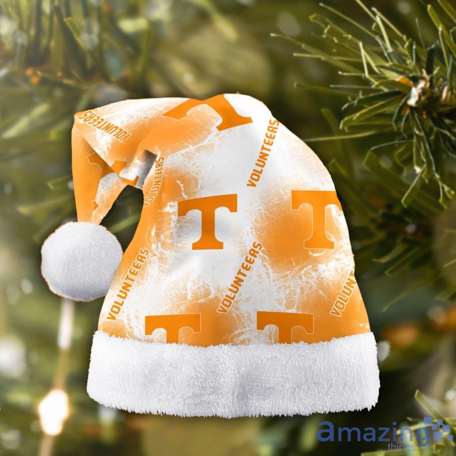 Tennessee Volunteers Logo Pattern Santa Hat Christmas Gift For Fans image Tennessee Volunteers Logo Pattern Santa Hat Christmas Gift For Fans Product Photo 4