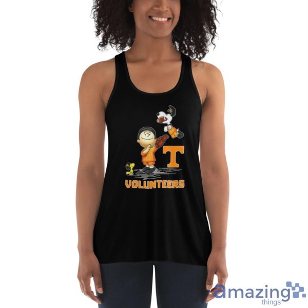 Tennessee Volunteers The Peanuts T-Shirt For Fans Christmas Gift Ideas - Women's Flowy Racerback Tank