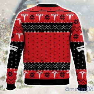 Tesla Ugly Christmas Sweater Limited Edition Gift For Men & Women Product Photo 2
