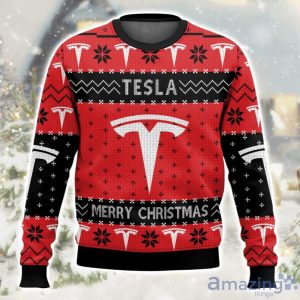 Tesla Ugly Christmas Sweater Limited Edition Gift For Men & Women Product Photo 1