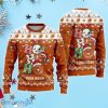 Texas Longhorns Ho Ho Ho Santa’s Reindeer Ugly Christmas Sweater Xmas Gift For Fans Custom Name