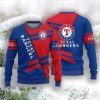 Texas Rangers Basic Pattern New Style Knitted Sweater