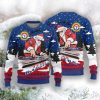 Texas Rangers Christmas Funny DJ Santa New Style Knitted Sweater