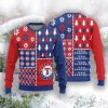 Texas Rangers Christmas Pine Trees Pattern New Style Knitted Sweater