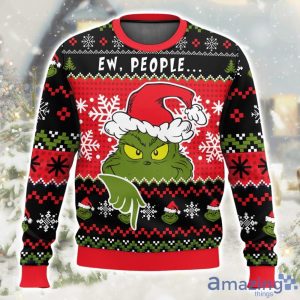 The Grinch Ew People Ugly Christmas Sweater For All Product Photo 1