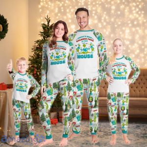 There's Some Miami Dolphins Fans In This House Grinch Pajamas Set Product Photo 1