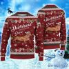 Through The Snow 3D All Over Dog Santa Dachshund 3D Ugly Christmas Sweater