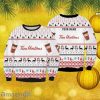 Tim Hortons Custom Name Christmas Ugly Sweater 3D Gift Christmas