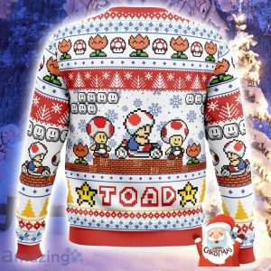 Toad Super Mario Bros 3D Ugly Christmas Sweater Christmas Gift For Men And Women Product Photo 3