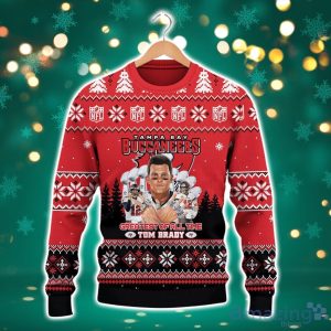 Tom Brady Tampa Bay Buccaneers Christmas Ugly Sweater image Tom Brady Tampa Bay Buccaneers Christmas Ugly Sweater Product Photo 2