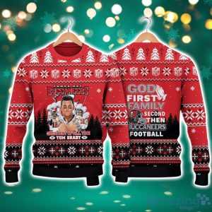 Tom Brady Tampa Bay Buccaneers Christmas Ugly Sweater Product Photo 1