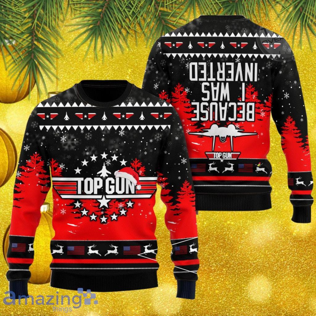 Top Gun Maverick Christmas Ugly Sweater 3D Gift For Chirstmas image Top Gun Maverick Christmas Ugly Sweater 3D Gift For Chirstmas Product Photo 1