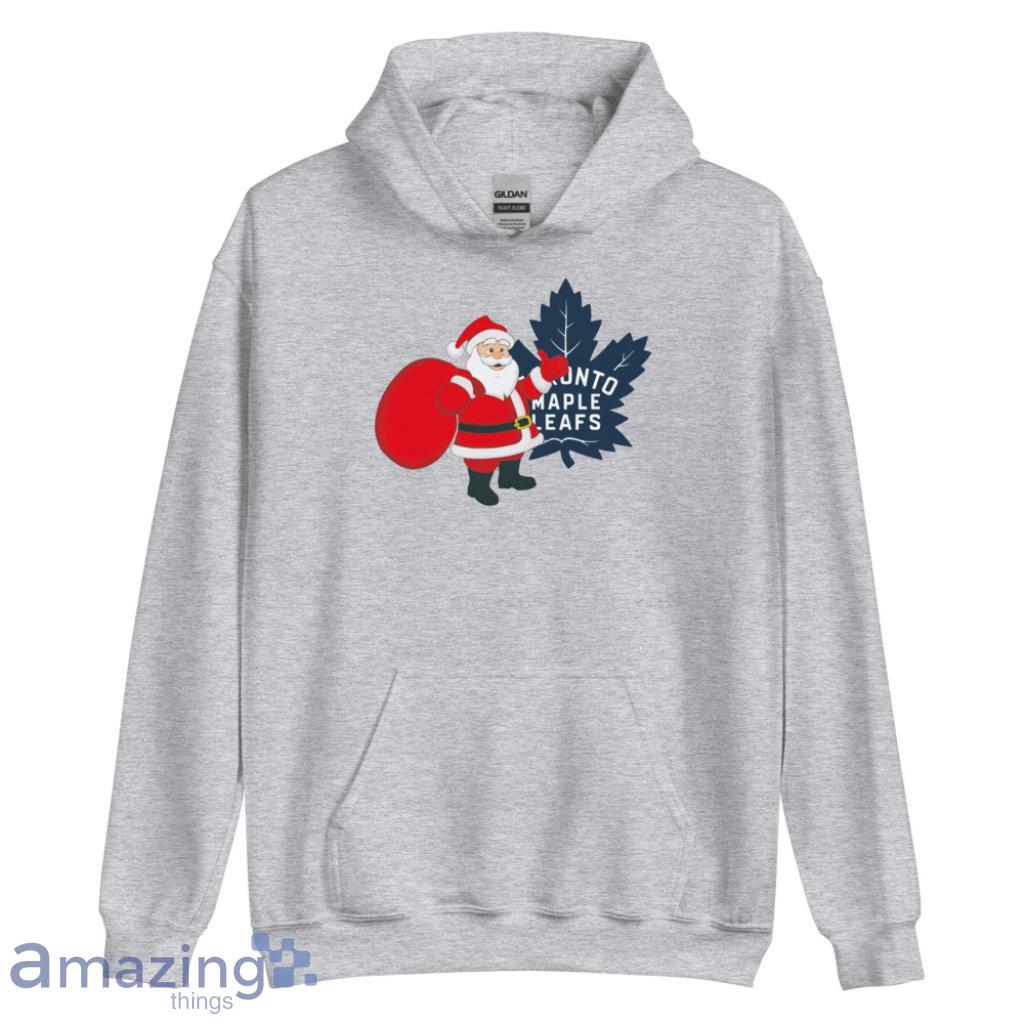 Toronto Maple Leafs Santa Claus Logo Christmas T Shirt image Toronto Maple Leafs Santa Claus Logo Christmas T Shirt Product Photo 6