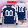 Toronto Maple Leafs Ugly Sweater Custom Name And Number Hot Design For Christmas Gift
