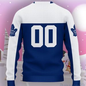 Toronto Maple Leafs Ugly Sweater Custom Name And Number Hot Design For Christmas Gift Product Photo 3