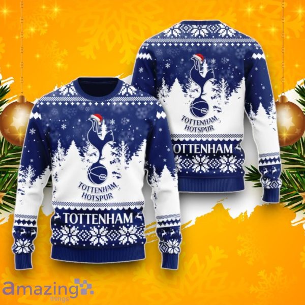 Tottenham Hotspur FC Disney Team Custom Name Ugly Christmas