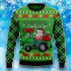 Tractor Santa Ugly Christmas Sweater