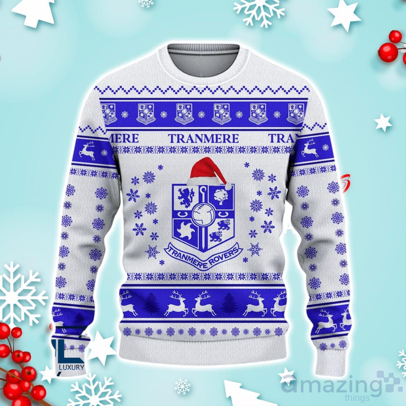 Tranmere Rovers Ugly Christmas Sweater Ideal Gift For Fans image Tranmere Rovers Ugly Christmas Sweater Ideal Gift For Fans Product Photo 2