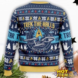 Trek The Halls Star Trek Ugly Christmas Sweater Christmas Holiday Gift For Men And Women Product Photo 3
