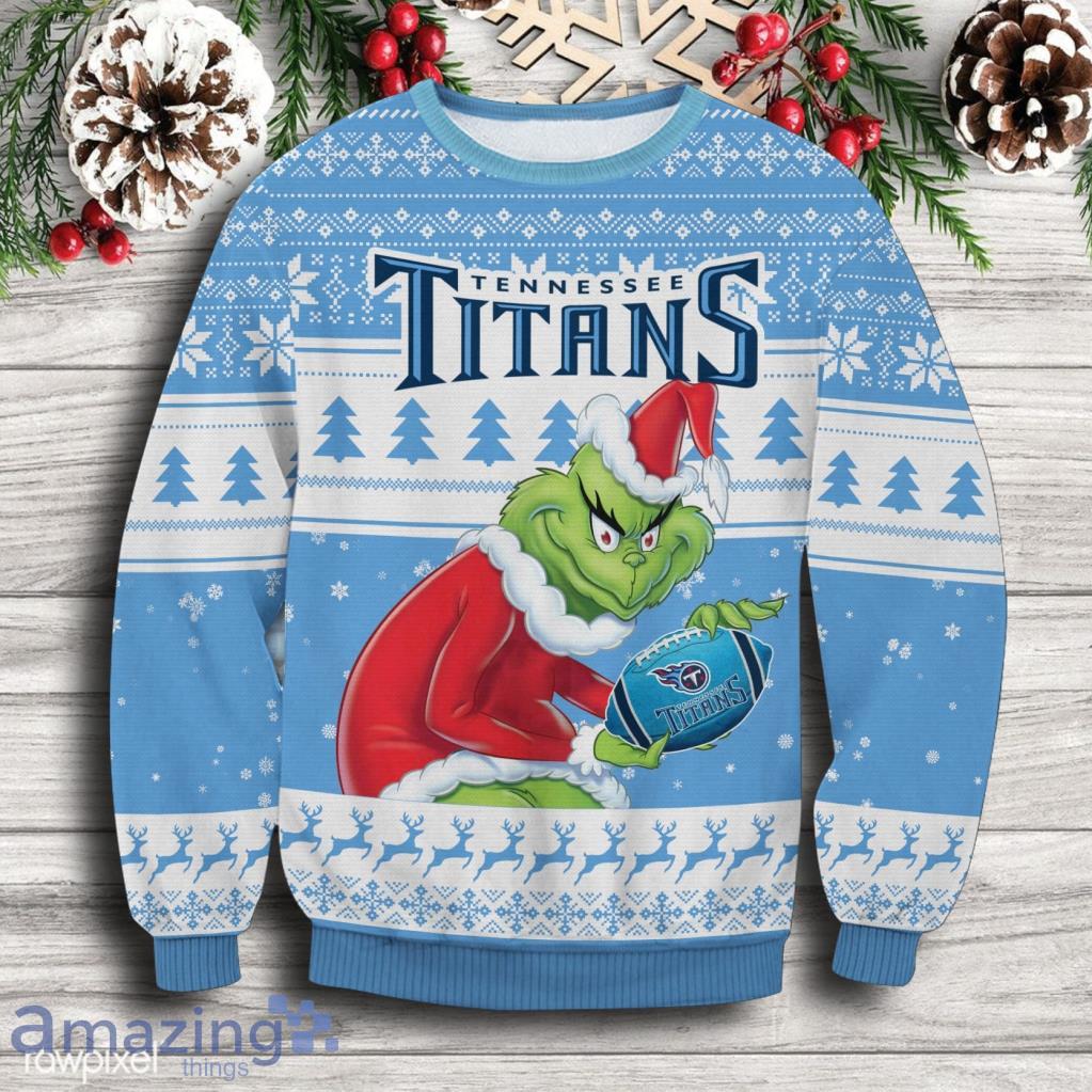 Tt Grinch Christmas Ugly Sweater Blue Gift For Men And Women image Tt Grinch Christmas Ugly Sweater Blue Gift For Men And Women Product Photo 1
