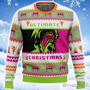Ultimate Warrior Christmas Pro Wrestling Ugly Christmas Sweater Product Photo 1