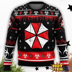 Umbrella Co. Resident Evil Ugly Christmas Sweater Christmas Holiday Gift For Men And Women Product Photo 1