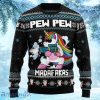 Unicorn Pew Pew Ugly Christmas Sweater Gift For Christmas