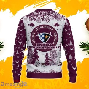 Union Bordeaux Begles Ugly Christmas Sweater, Xmas Gift Ideas 2023 For Fans Product Photo 3