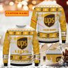 UPS Ugly Christmas Sweater Uniform Custom Name For Fans