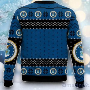 US Air Force Veteran Ugly Christmas Sweater Product Photo 2
