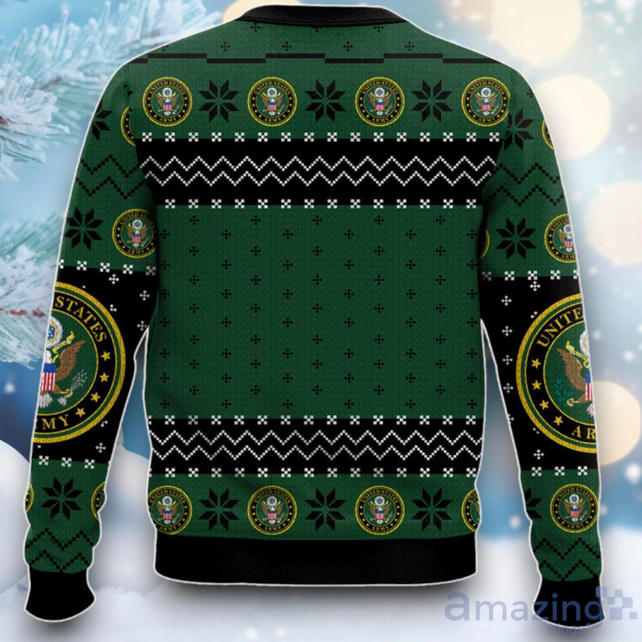 US Army Veteran Ugly Christmas Sweater image US Army Veteran Ugly Christmas Sweater Product Photo 2