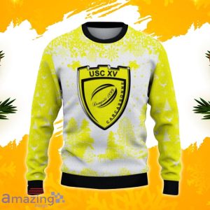 US Carcassonne Ugly Christmas Sweater, Xmas Gift Ideas 2023 For Fans Product Photo 2
