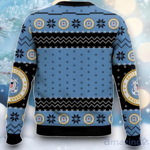 US Coast Guard Veteran Ugly Christmas Sweater Product Photo 2