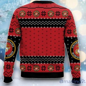 US Marine Corps Veteran Ugly Christmas Sweater Product Photo 2
