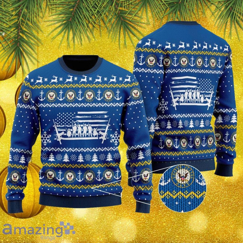 Us navy christmas top sweater