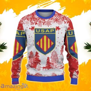 USA Perpignan Ugly Christmas Sweater, Xmas Gift Ideas 2023 For Fans Product Photo 2
