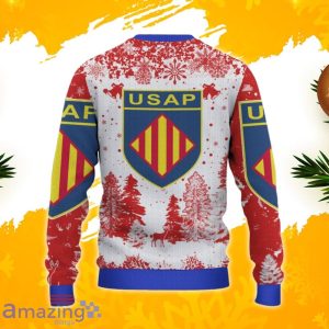 USA Perpignan Ugly Christmas Sweater, Xmas Gift Ideas 2023 For Fans Product Photo 3