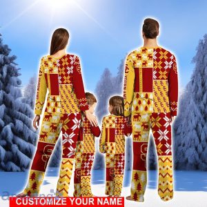 USC Trojans Pajamas Set Cute Gift Personalized Name For Sport Fans Christmas Pajamas Set Cute Gift For Family Product Photo 2