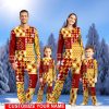 USC Trojans Pajamas Set Cute Gift Personalized Name For Sport Fans Christmas Pajamas Set Cute Gift For Family