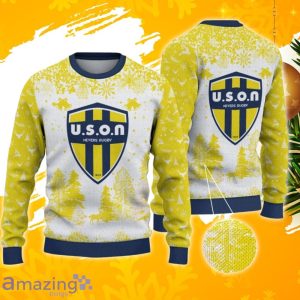 USON Nevers Ugly Christmas Sweater, Xmas Gift Ideas 2023 For Fans Product Photo 1