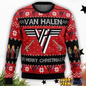 Van Halen Ugly Christmas Sweater 3D All Over Printed Sweater Christmas Gift Product Photo 2